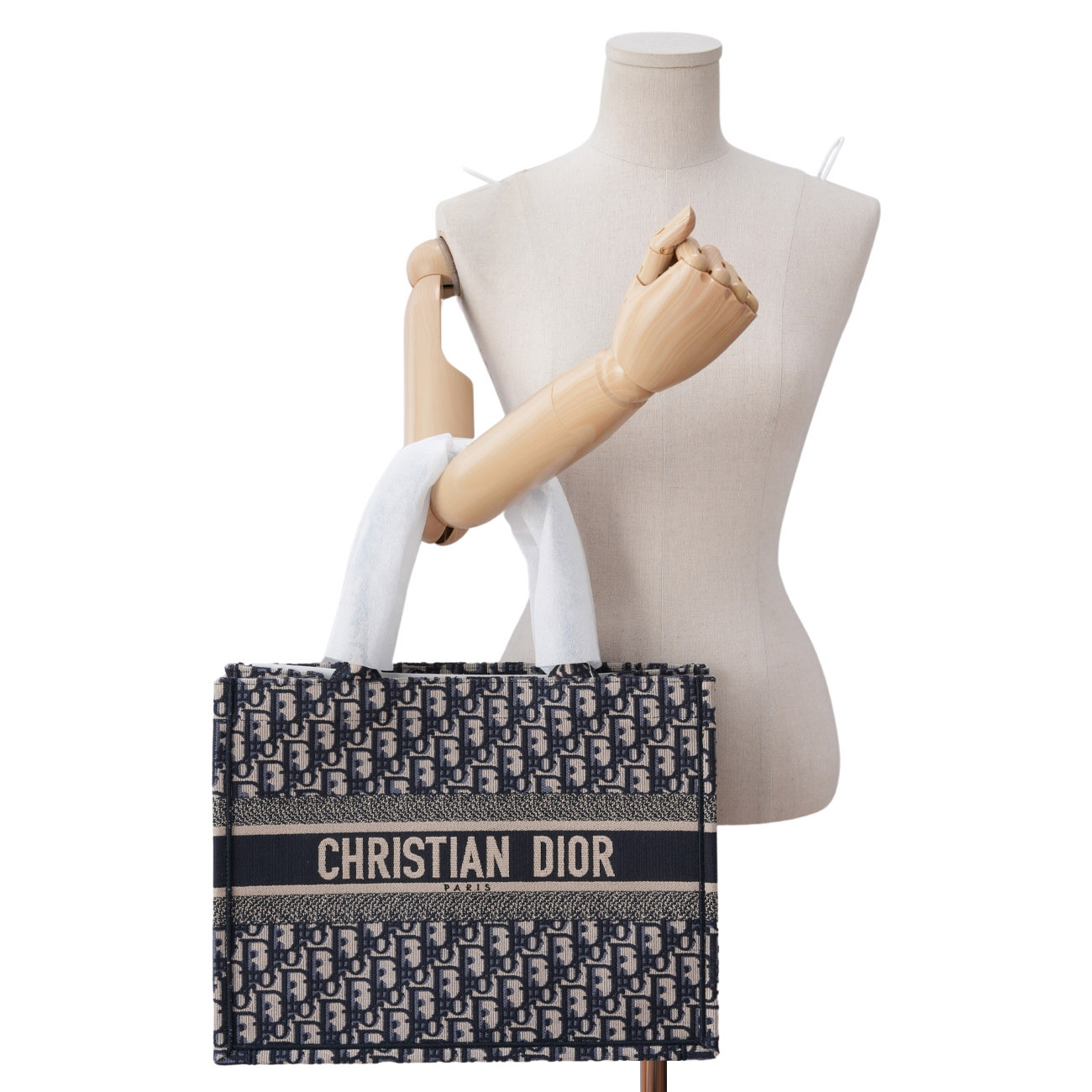 CHRISTIAN DIOR(USED)크리스찬디올 오블리크 북토트 미듐